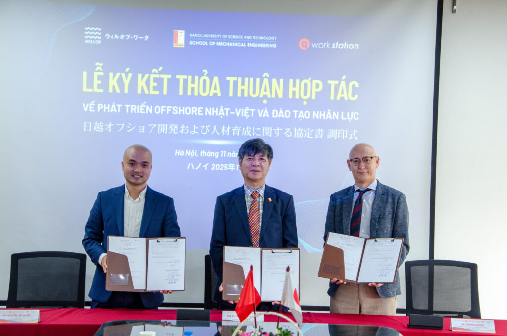 Lễ ký kết hợp tác đào tạo – tuyển dụng giữa Workstation và Trường Cơ khí – ĐHBK Hà Nội với doanh nghiệp Nhật Bản 3